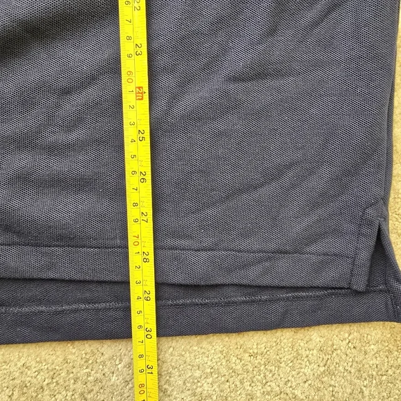 NWT LL Bean Mens Size XXL Reg Premium Double L Polos  SS Navy Blue Cotton - Picture 5 of 5
